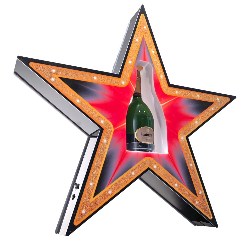 Rituel de service "Étoile" - Expositor de botellas VIP iluminado | By Sparklers