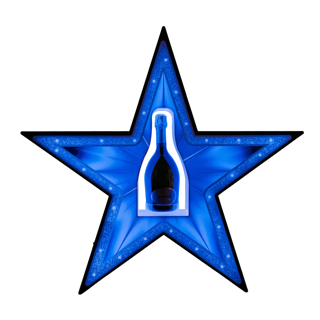 Rituel de service "Étoile" - Expositor de botellas VIP iluminado | By Sparklers