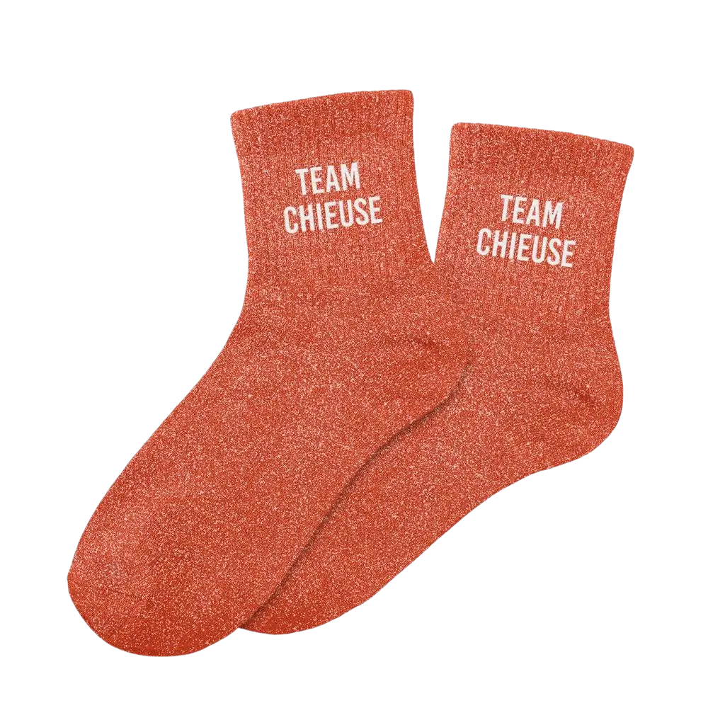 Calcetines de purpurina Team chieuse - Talla única 36-42