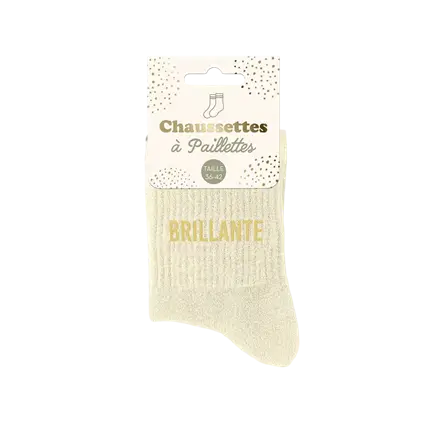 Calcetines con purpurina - Talla única 36-42