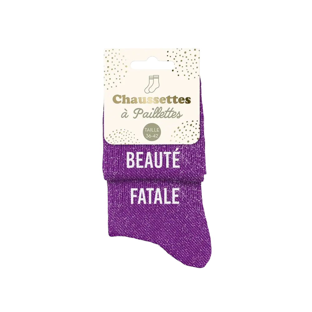 Calcetines Paillettes duo beaute fatale - Talla única 36-42