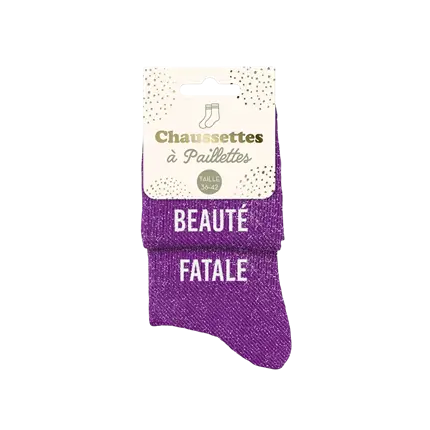 Calcetines Paillettes duo beaute fatale - Talla única 36-42