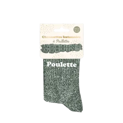 Calcetines de lentejuelas Poulette - Talla única 36-42