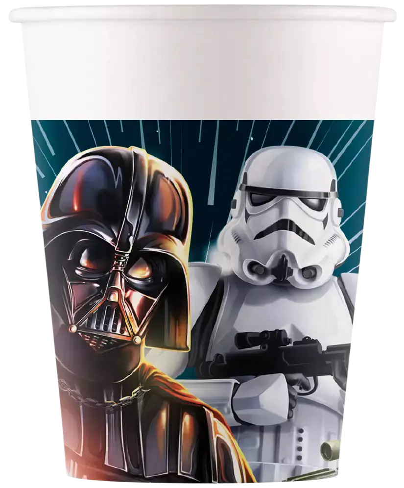 Vaso de papel Star Wars - 25cl - Set de 8