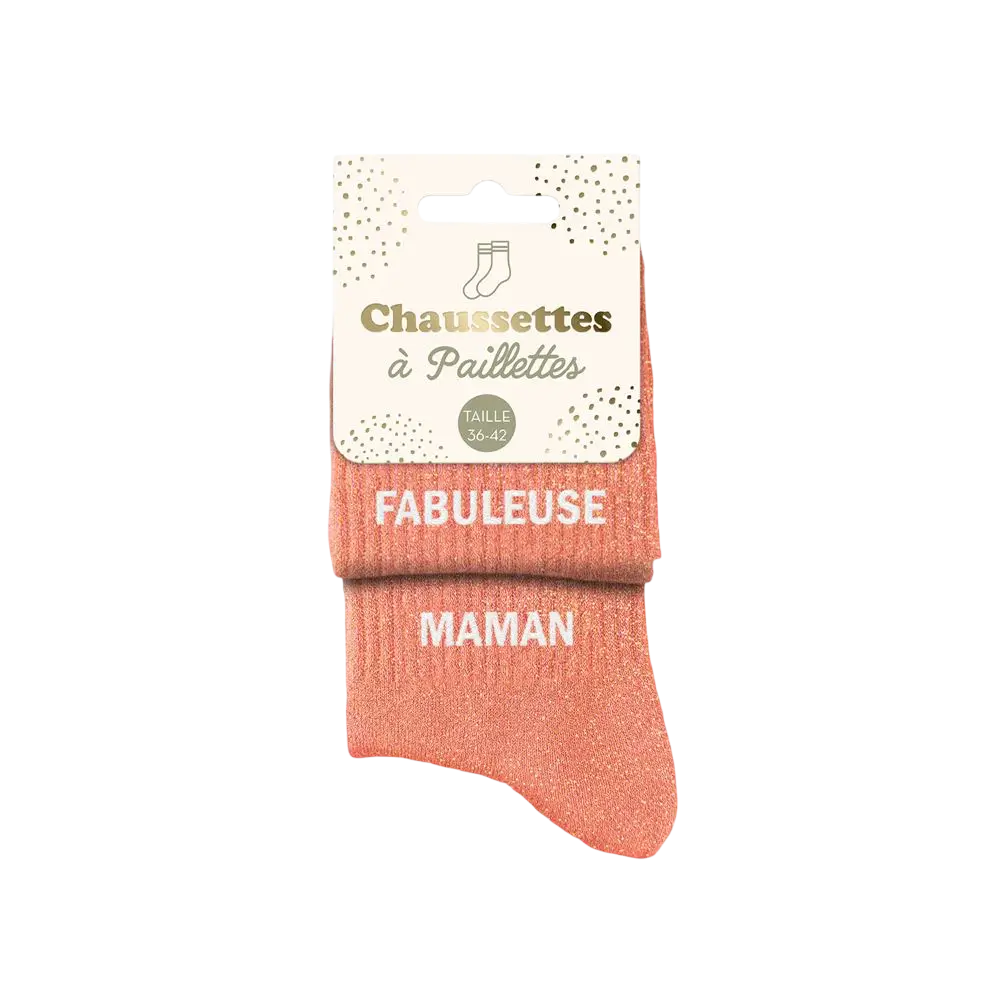 Fabuleuse Maman Calcetines Duo Glitter - Talla única 36-42