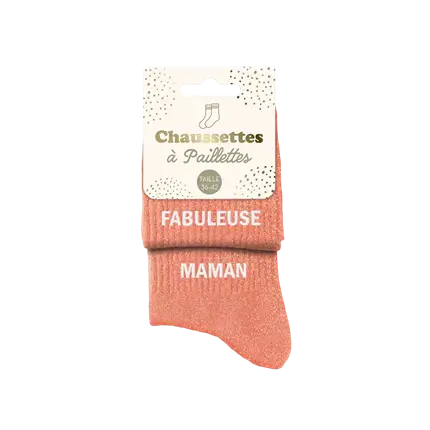 Fabuleuse Maman Calcetines Duo Glitter - Talla única 36-42