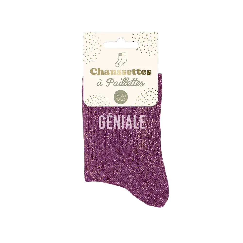 Calcetines Géniale Glitter - Talla única 36-42