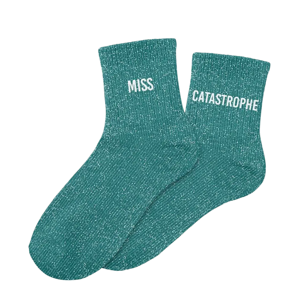 Calcetines Miss Catastrophe Duo Glitter - Talla única 36-42