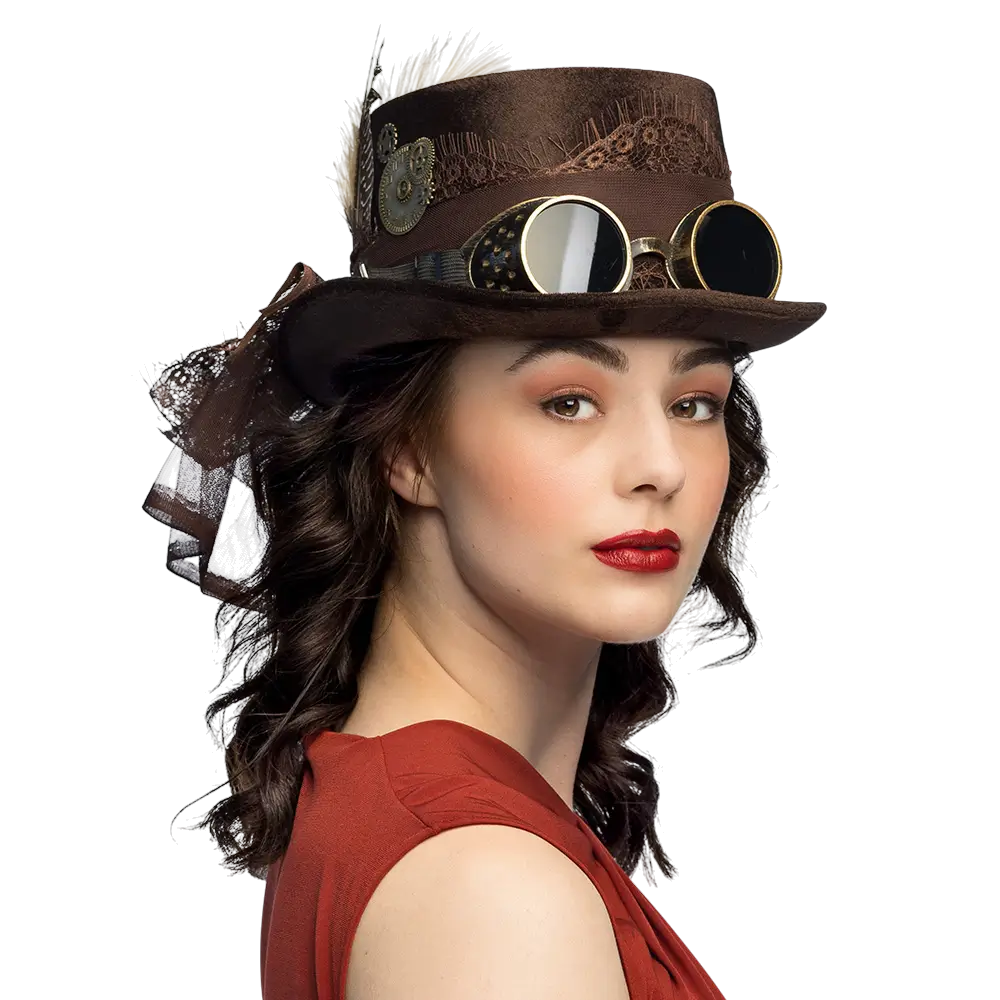 Sombrero de copa "Specspunk