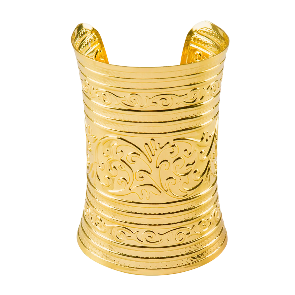 Pulsera egipcia dorada "Reina del Nilo" - Disfraz accesorios