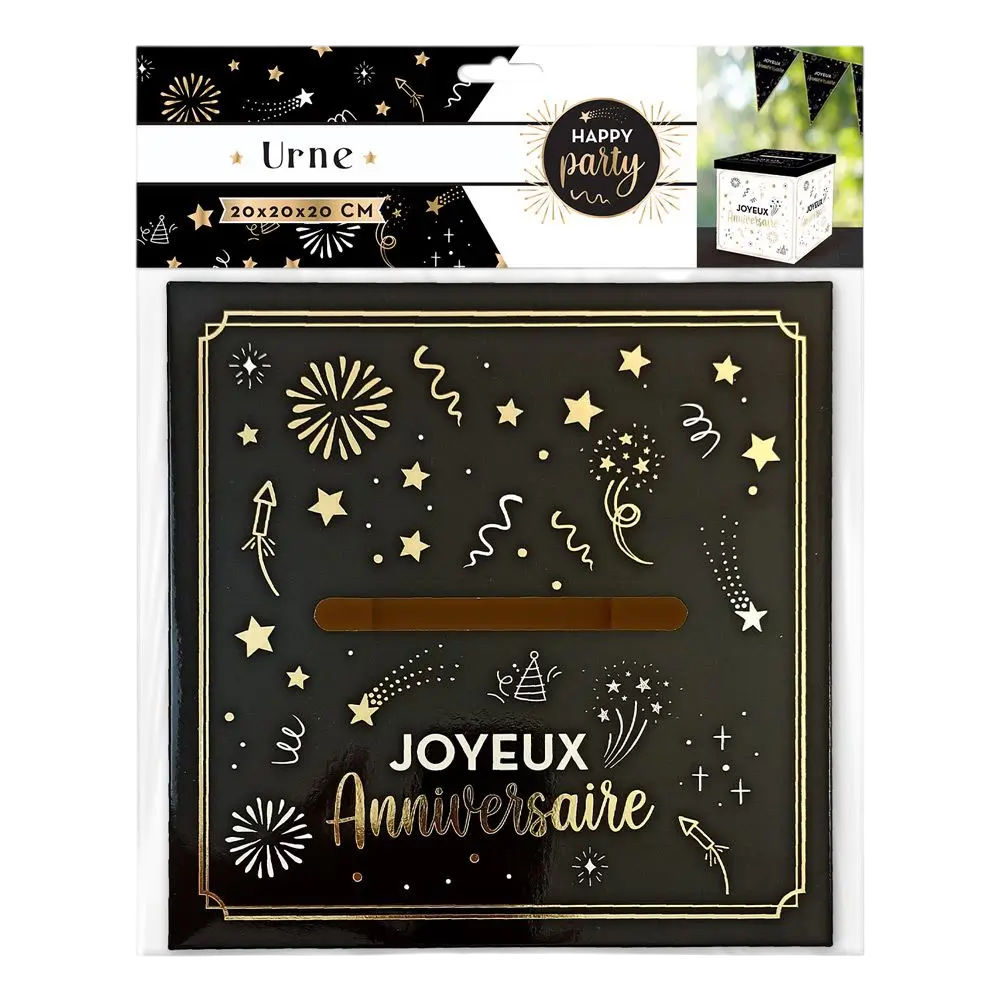 Urna Cumpleaños Happy Party