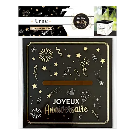 Urna Cumpleaños Happy Party