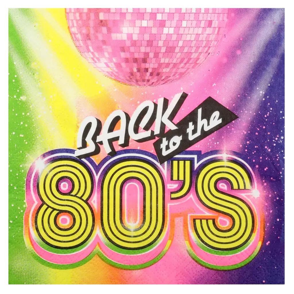 Servilleta años 80 - Lote de 20