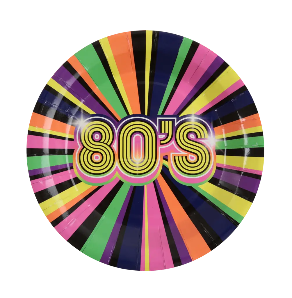 Plato 80's 23cm - Set de 10