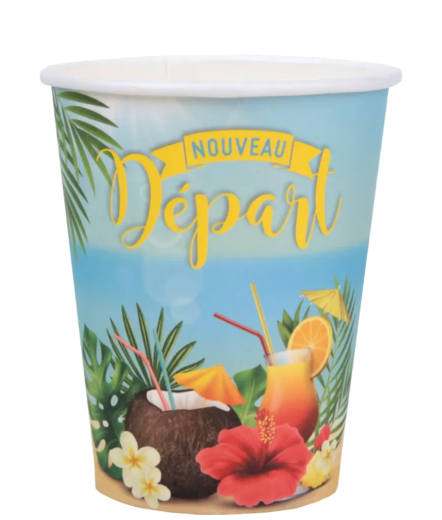 Vaso de jubilación - La belle vie (paquete de 10)