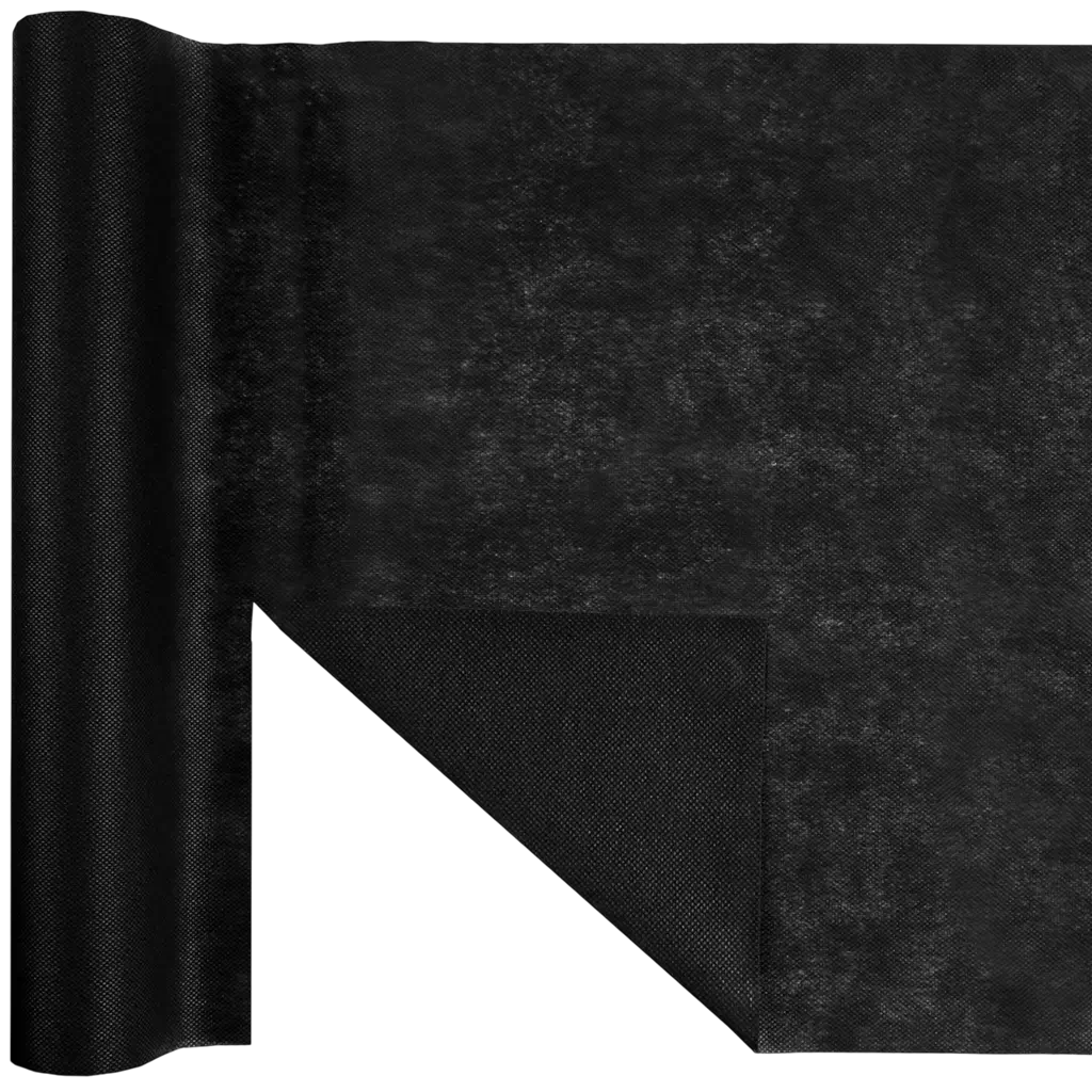 Camino de mesa precortado Harmony 4,8 m - Negro