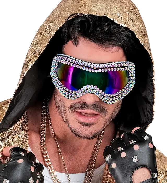 "FIESTA APRÈS-SKI GAFAS DE FIESTA DE INVIERNO CON STRASS".