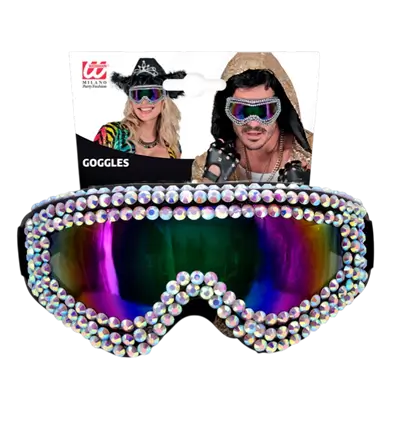 FIESTA APRÈS-SKI GAFAS DE FIESTA DE INVIERNO CON STRASS.