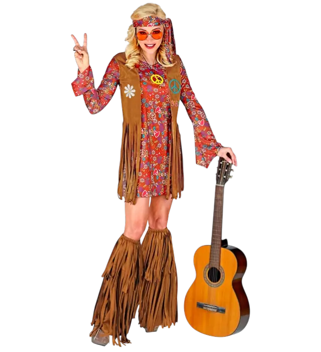 Cubrebotas Cowboy Western con Flecos Efecto Ante – Accesorio de Disfraz