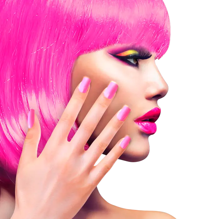 Set de 12 Uñas Rosa Neón Autoadhesivas Efecto Esmalte – Uñas Postizas Manicura