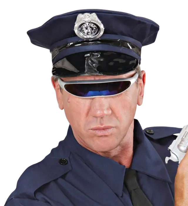 Gafas Robot Plateadas Metalizadas – Accesorio Disfraz Futurista