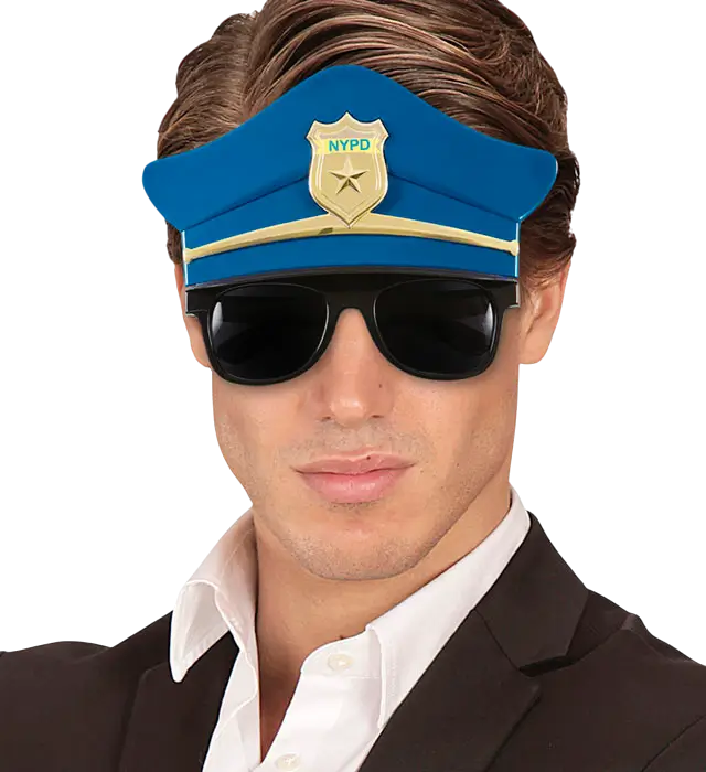 Gafas Aviador de Oficial de Policía – Accesorio Disfraz Policía
