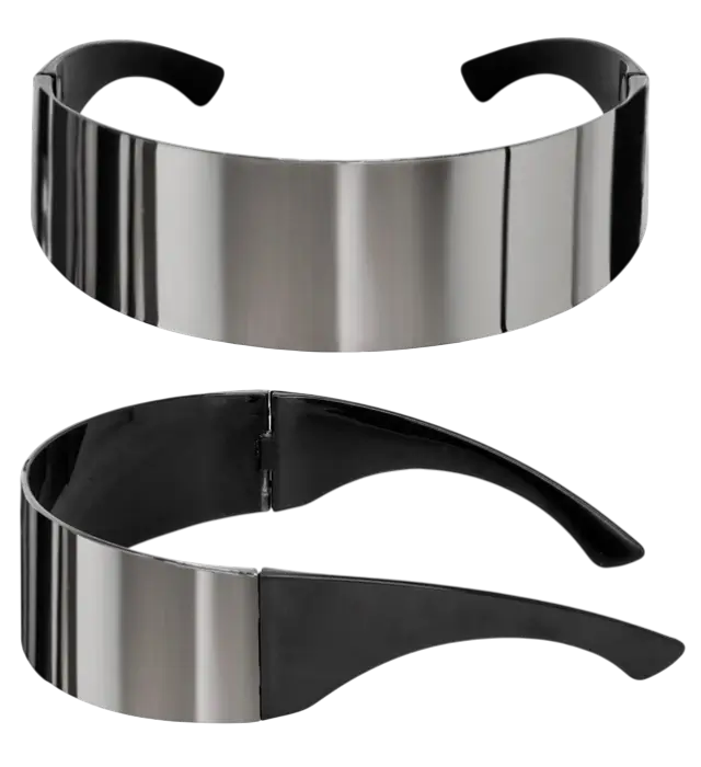 Gafas de Espejo – Gafas de Sol Efecto Espejo – Accesorio Disfraz