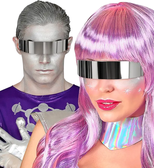 Gafas de Espejo – Gafas de Sol Efecto Espejo – Accesorio Disfraz