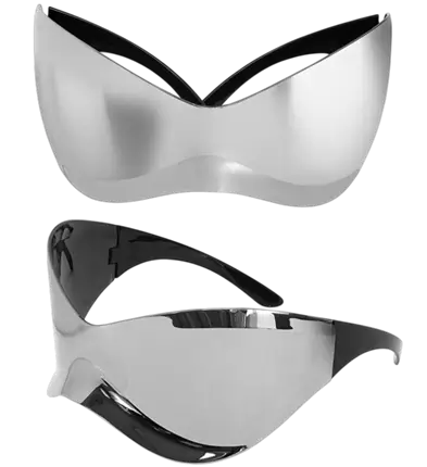 Gafas Super de Espejo – Gafas de Sol Efecto Espejo – Accesorio Disfraz