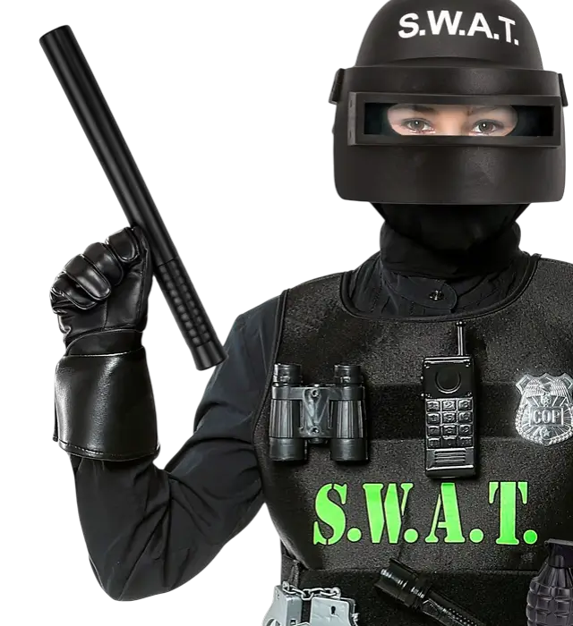 Porra de Policía 29 cm – Accesorio Disfraz Policía