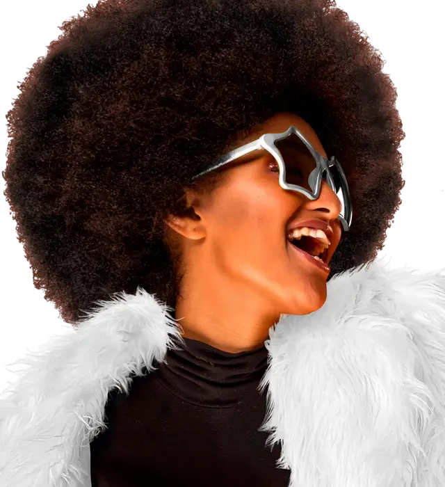 Gafas Estrella Plateadas – Gafas Fantasía – Accesorio Disfraz Festival