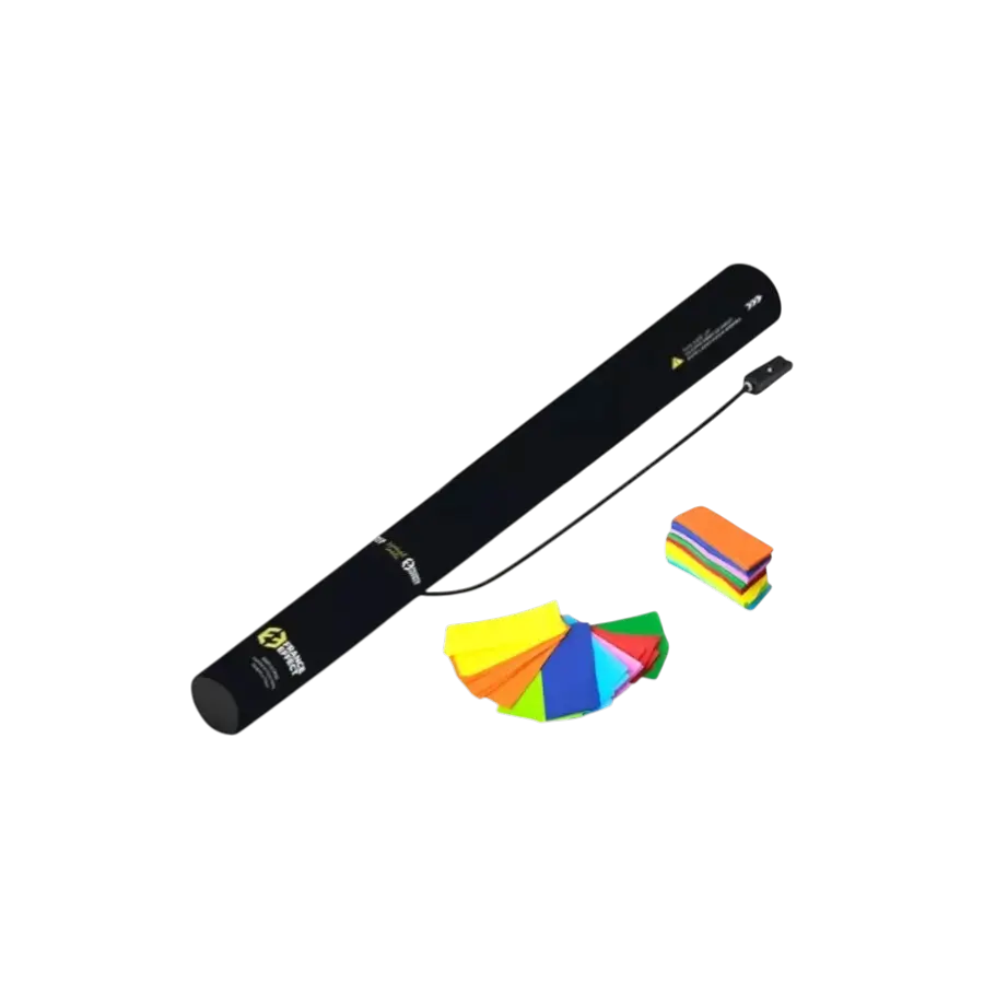 Pistola eléctrica de confeti 40cm - Multicolor