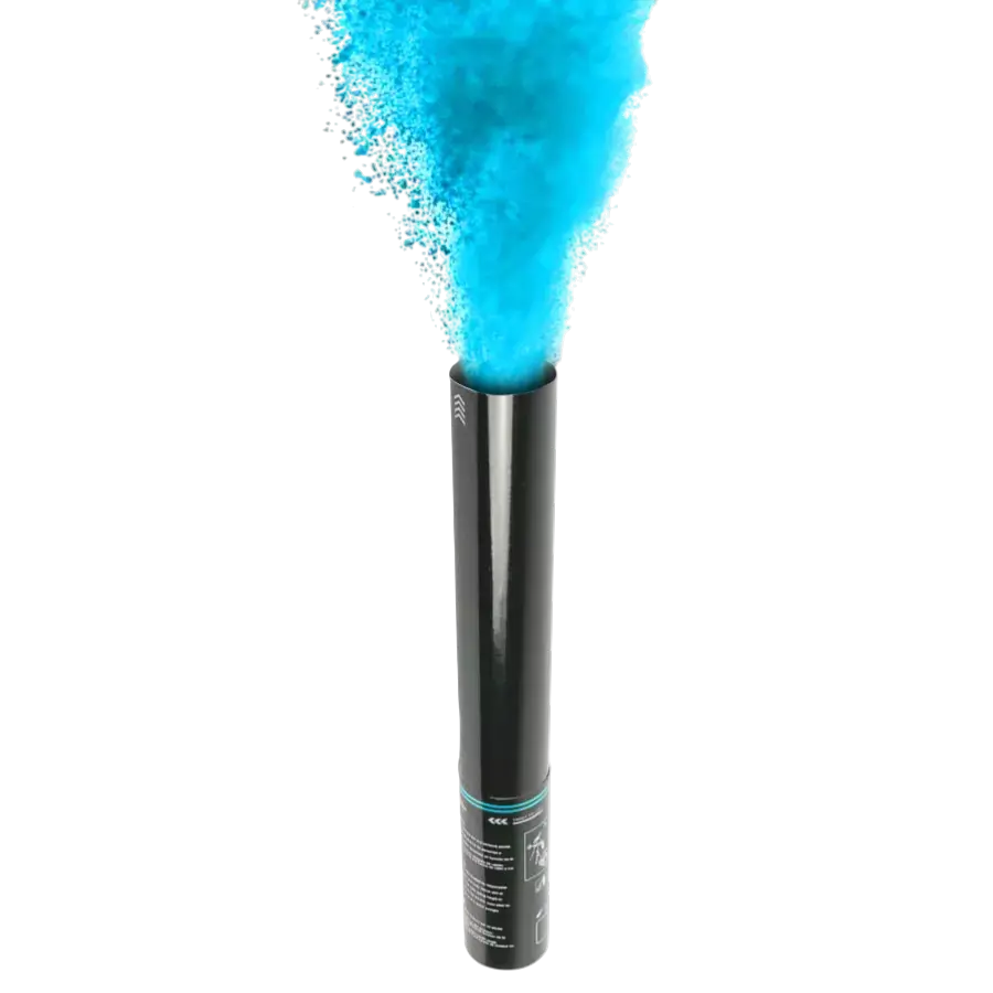 Cañón de pólvora manual Holi 40 cm - Azul