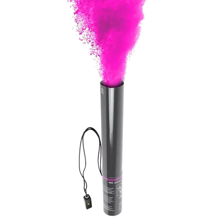 Pistola eléctrica Holi 40 cm - Rosa