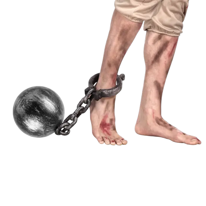 Preso de bola y cadena 53 cm