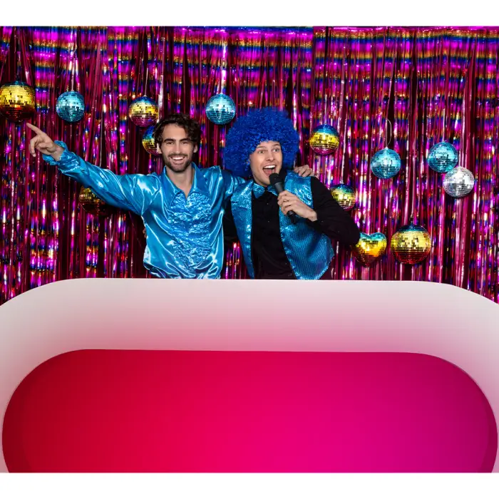 Bola de discoteca arco iris de 20 cm (M)