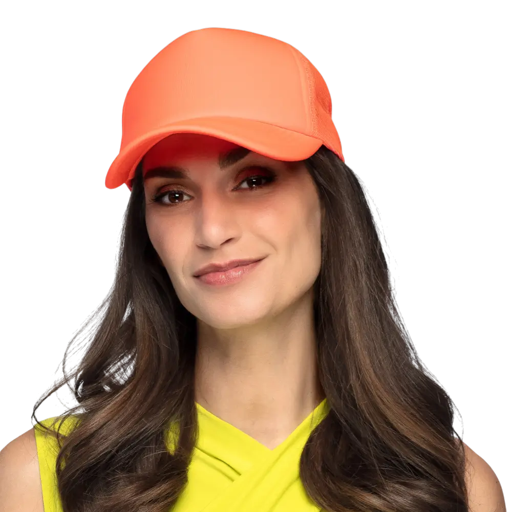 Gorra flúor para fiesta y disfraz – Naranja flúor