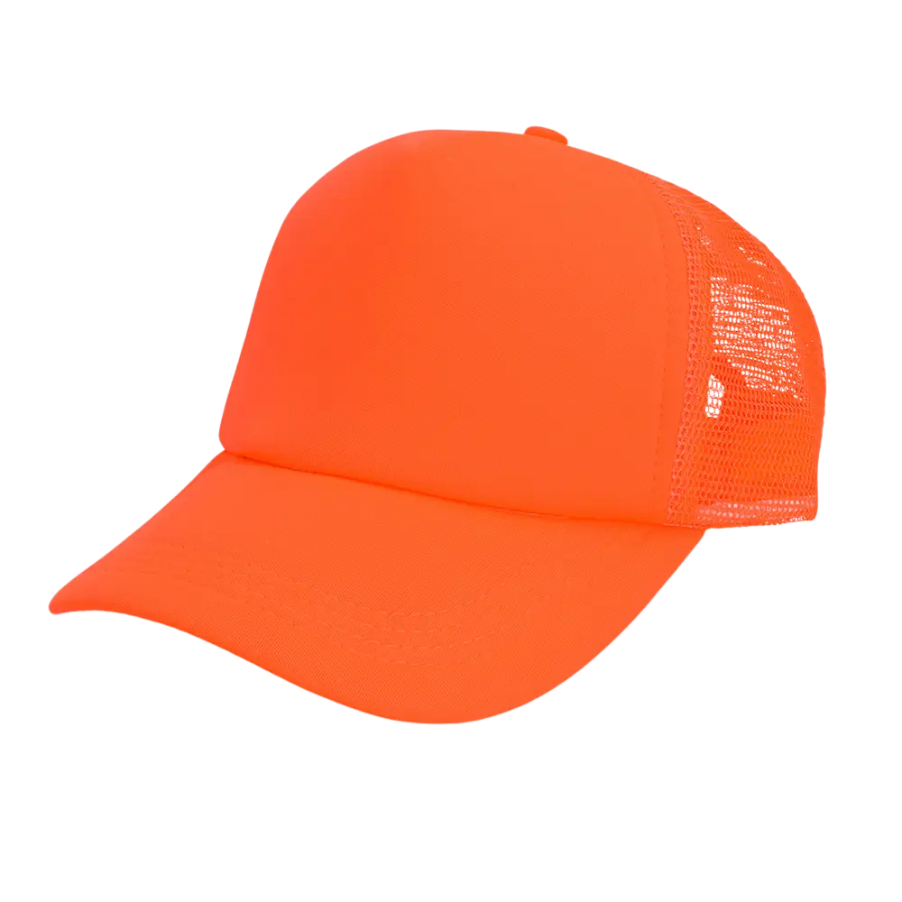 Gorra flúor para fiesta y disfraz – Naranja flúor