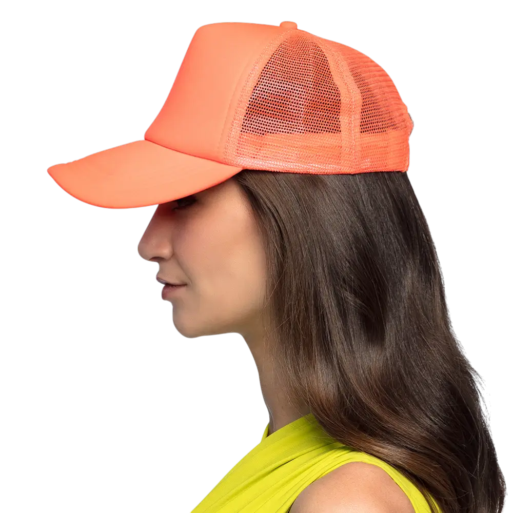 Gorra flúor para fiesta y disfraz – Naranja flúor