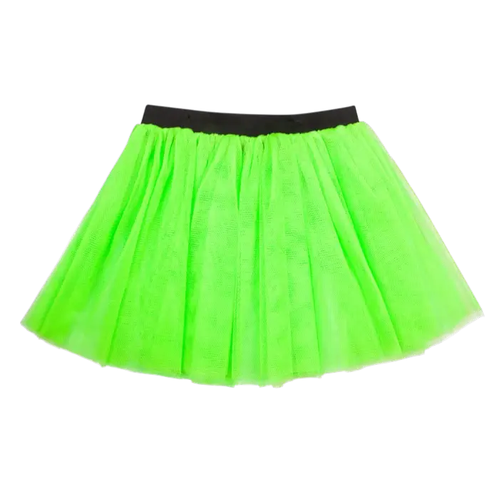 Tutú verde fluorescente