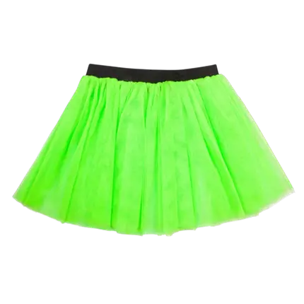 Tutú verde fluorescente
