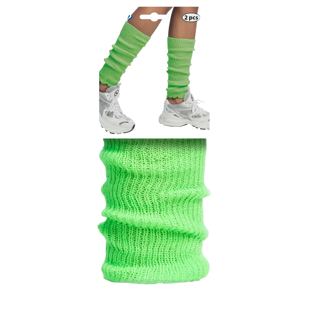 Leggings básicos verde fluorescente