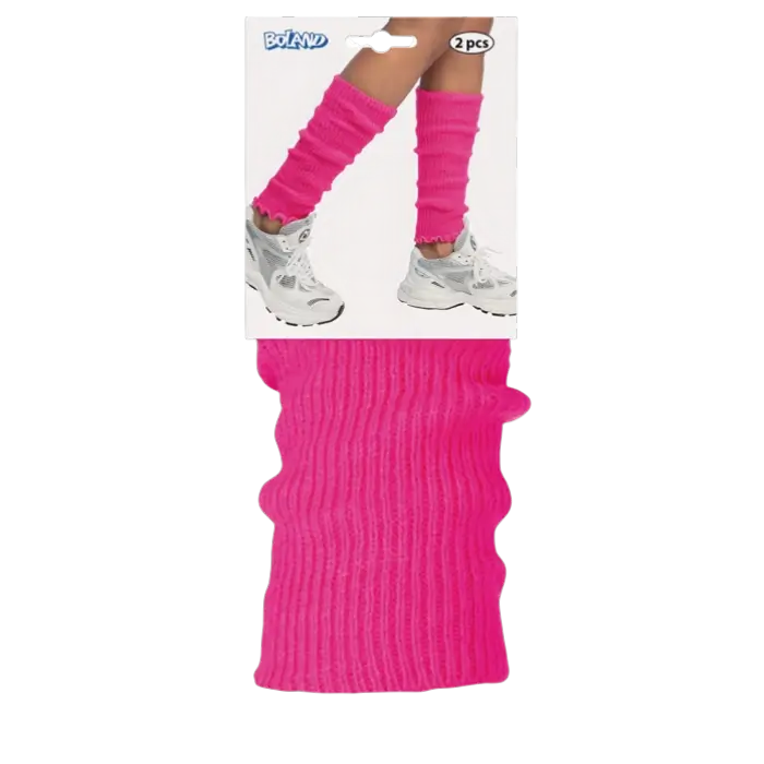 Leggings básicos en rosa neón