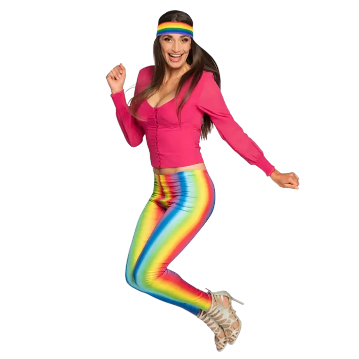 Leggings arco iris (M)