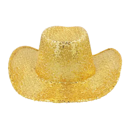 Fiesta rodeo sombrero vaquero oro