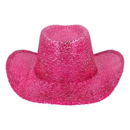 Sombrero vaquero rosa Rodeo party