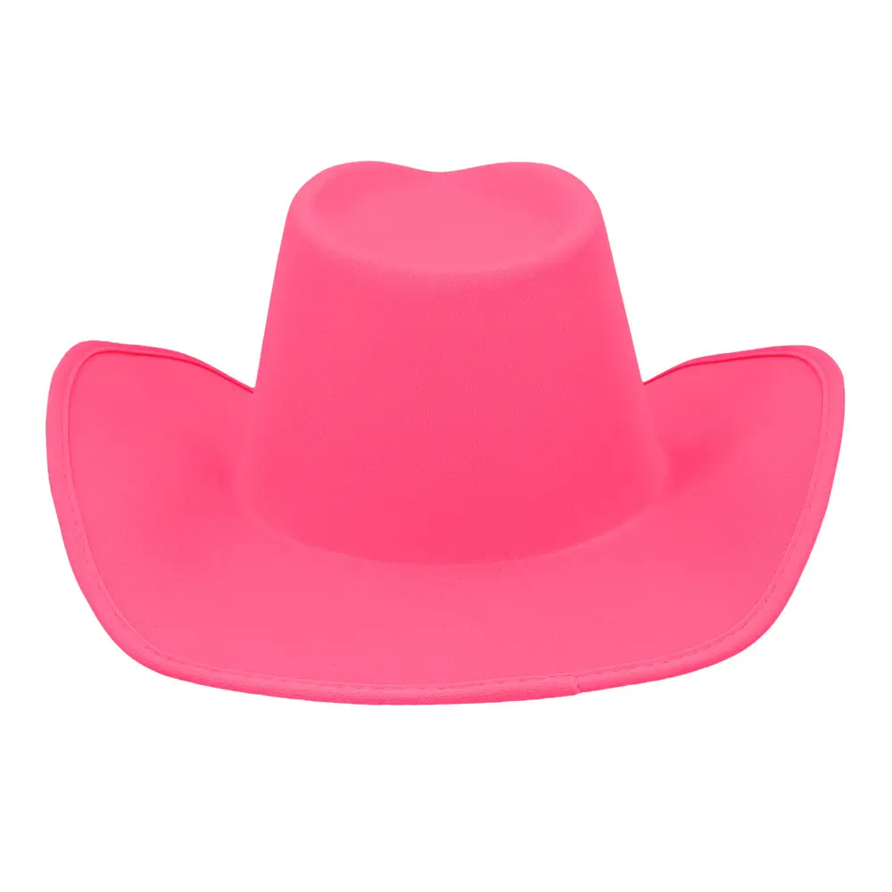 Sombrero vaquero con flecos para disfraz “Blaze” – Rosa flúor