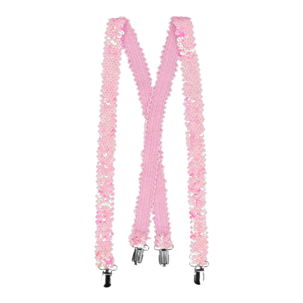 Juego de purpurina rosa claro