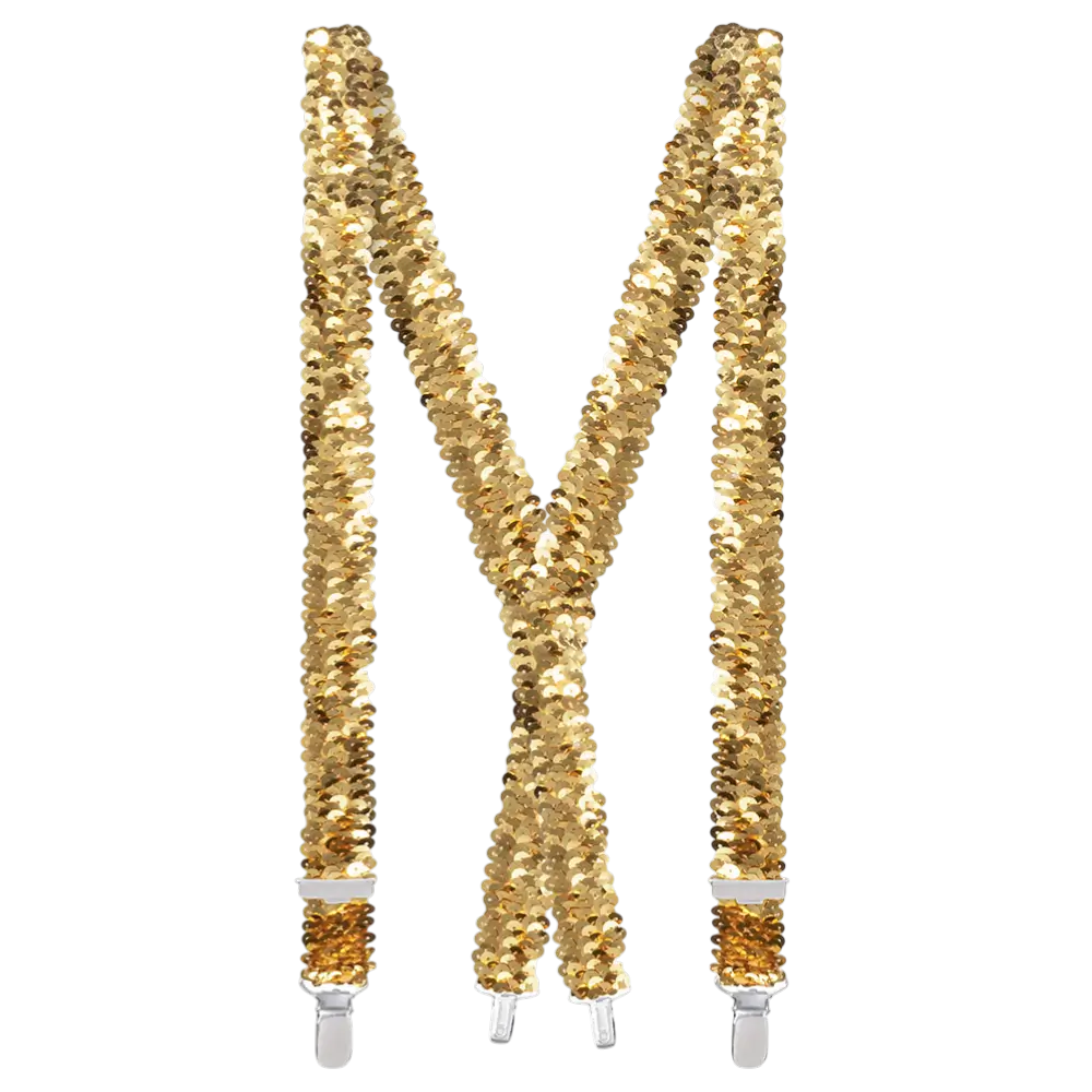 Juego de purpurina dorada