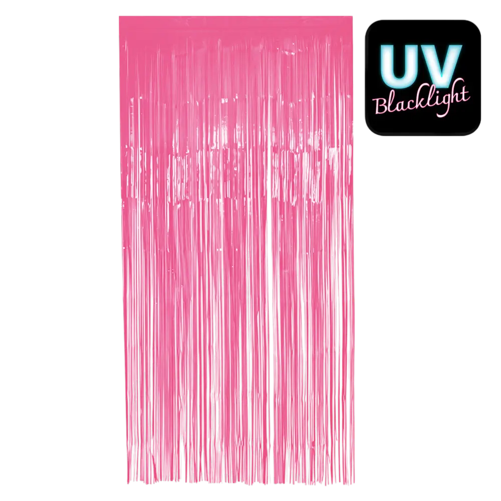 Cortina de aluminio rosa fluo 200x100cm